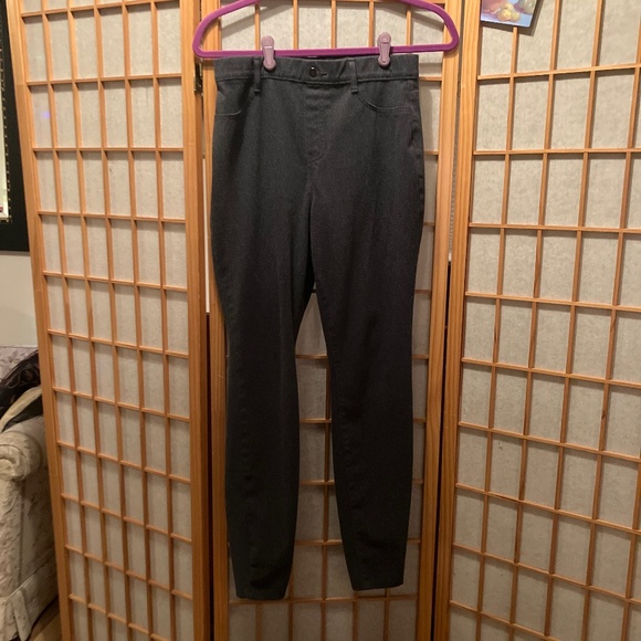 Time and Tru Pants - Time & Tru Med Charcoal Gray Pull On Leggings